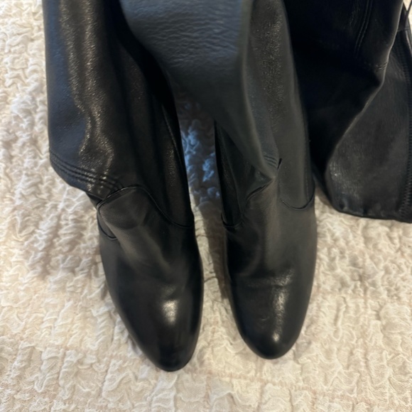 Stuart Weitzman Over Knee Leather Boot - Picture 6 of 8
